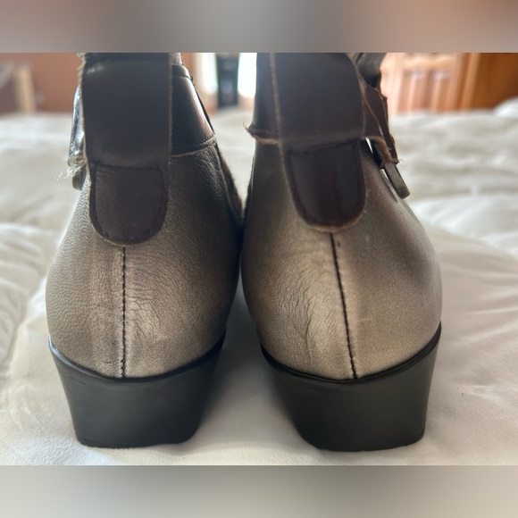 Sesto Meucci Italian Ankle Boots Square Toe 8 Narrow - Picture 4 of 8